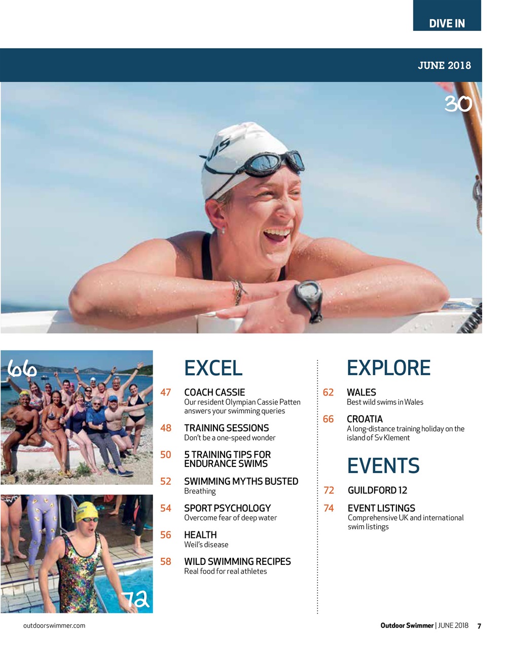 Outdoor Swimmer Preview Pages