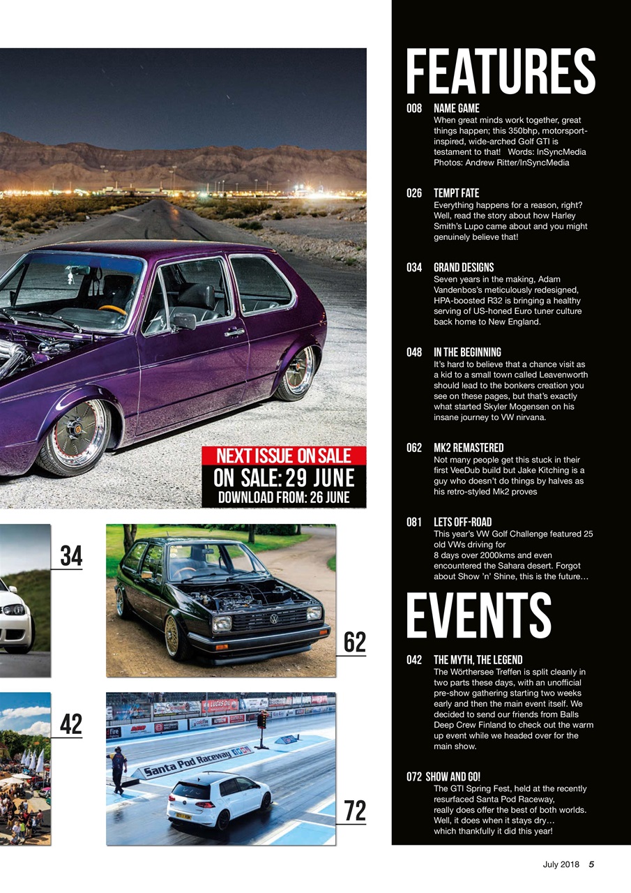 Performance VW Preview Pages