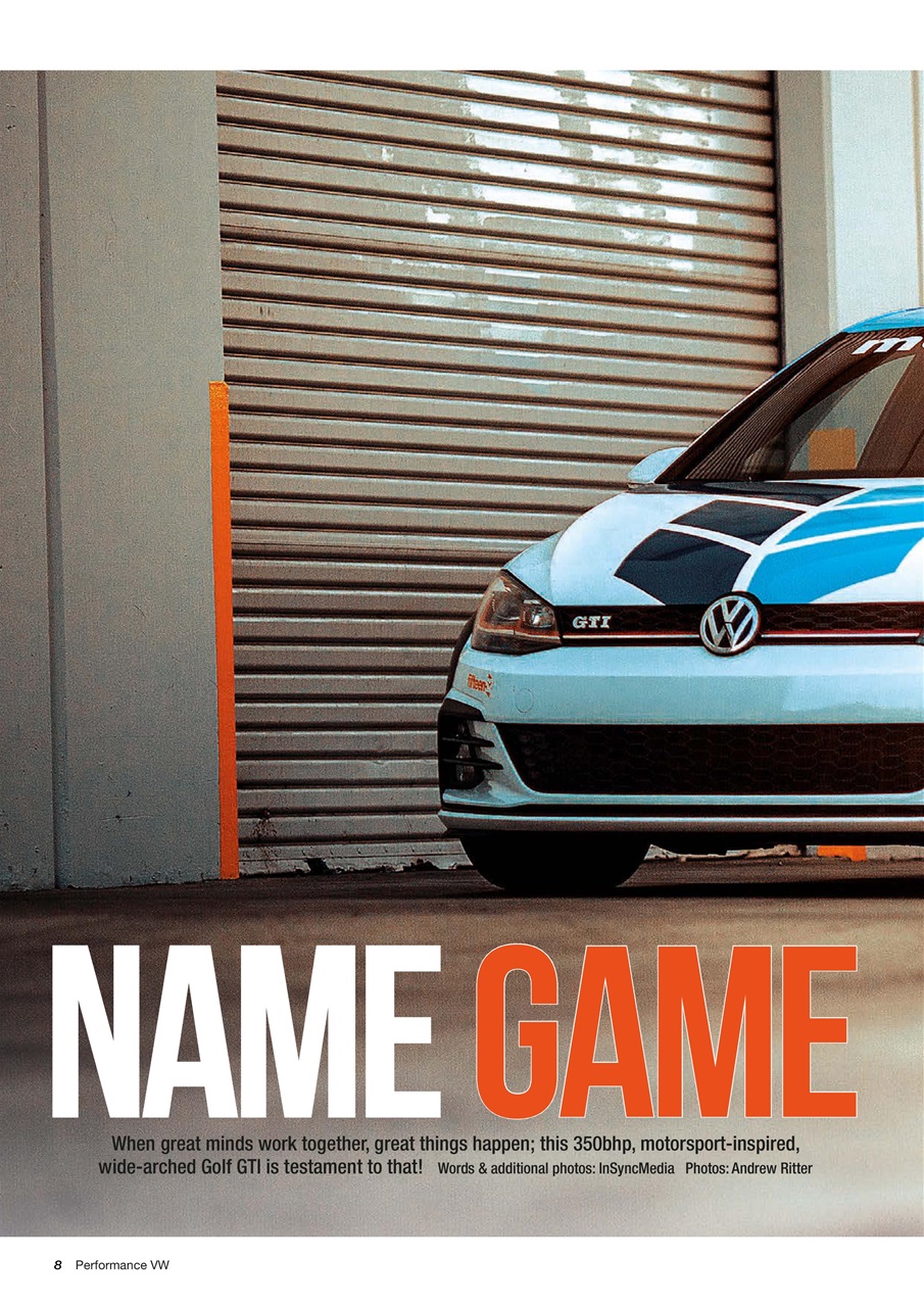 Performance VW Preview Pages