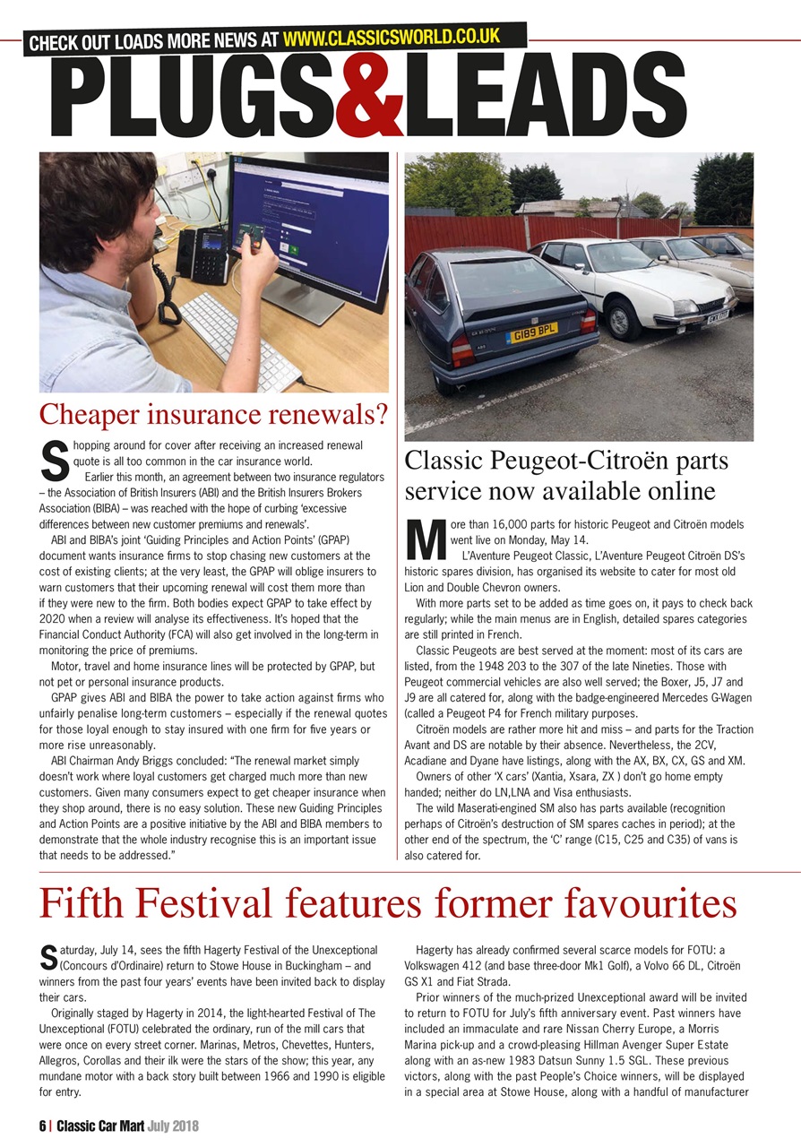 Classic Car Mart Preview Pages