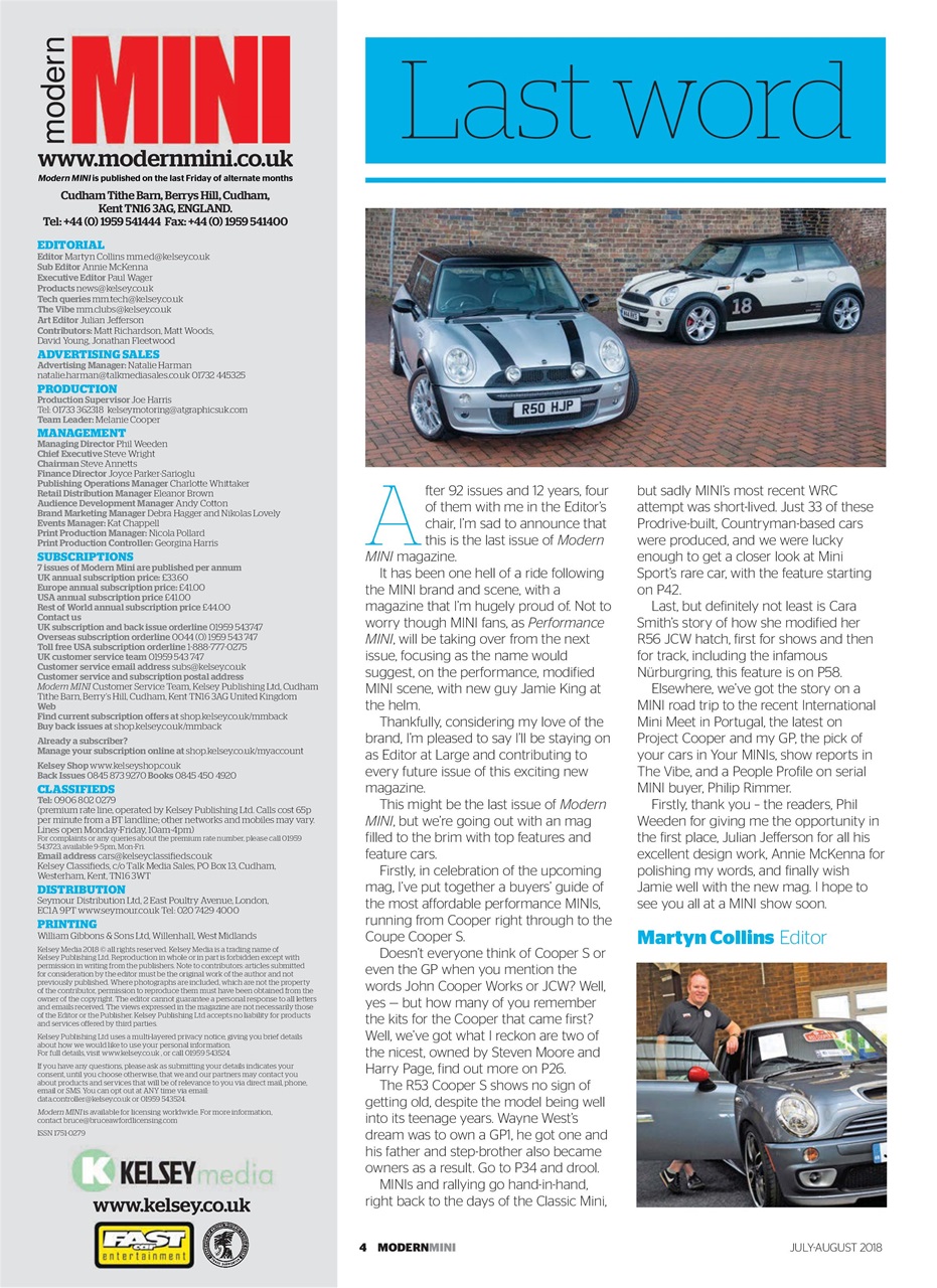 Performance Mini Preview Pages