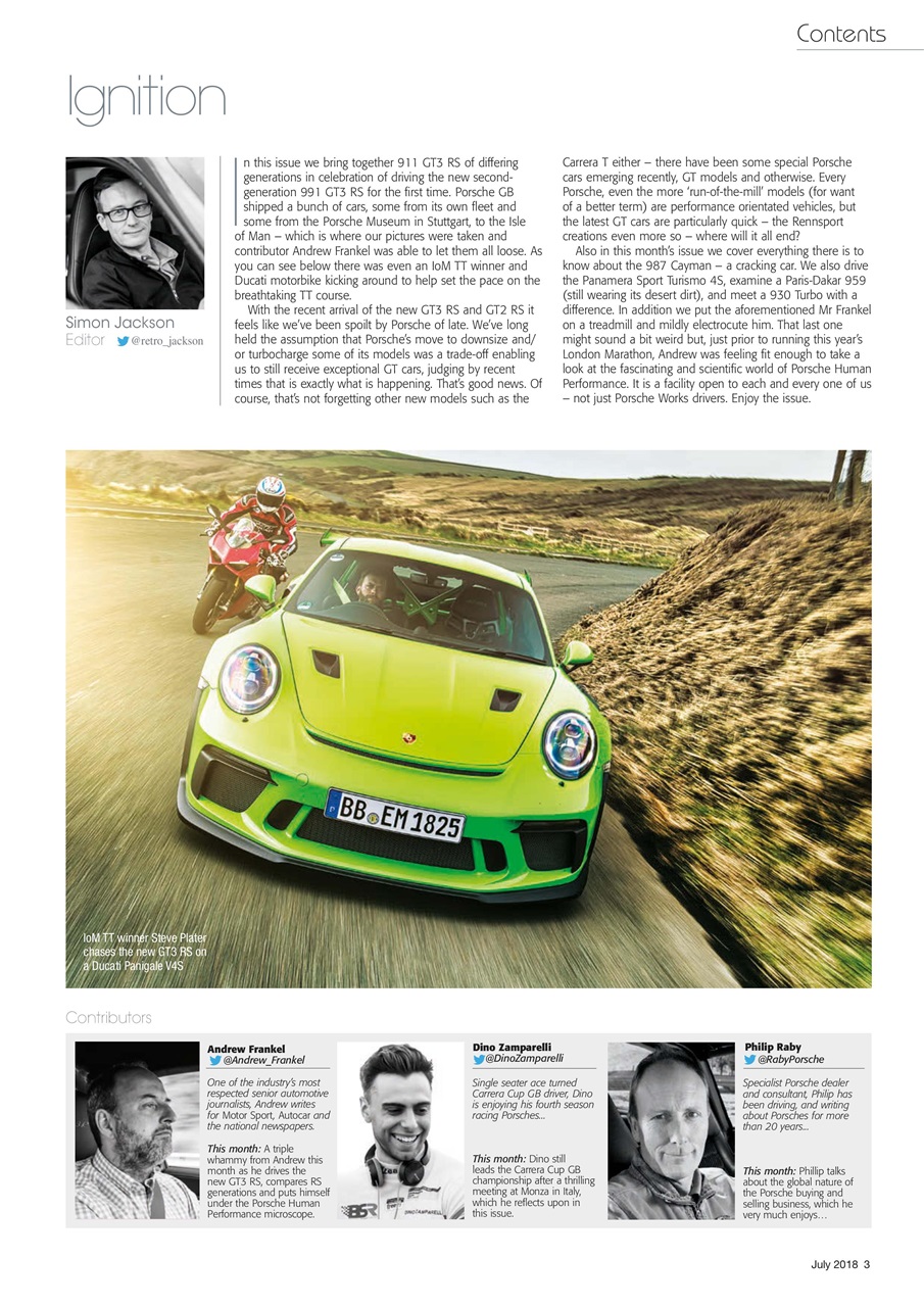 GT Porsche Preview Pages