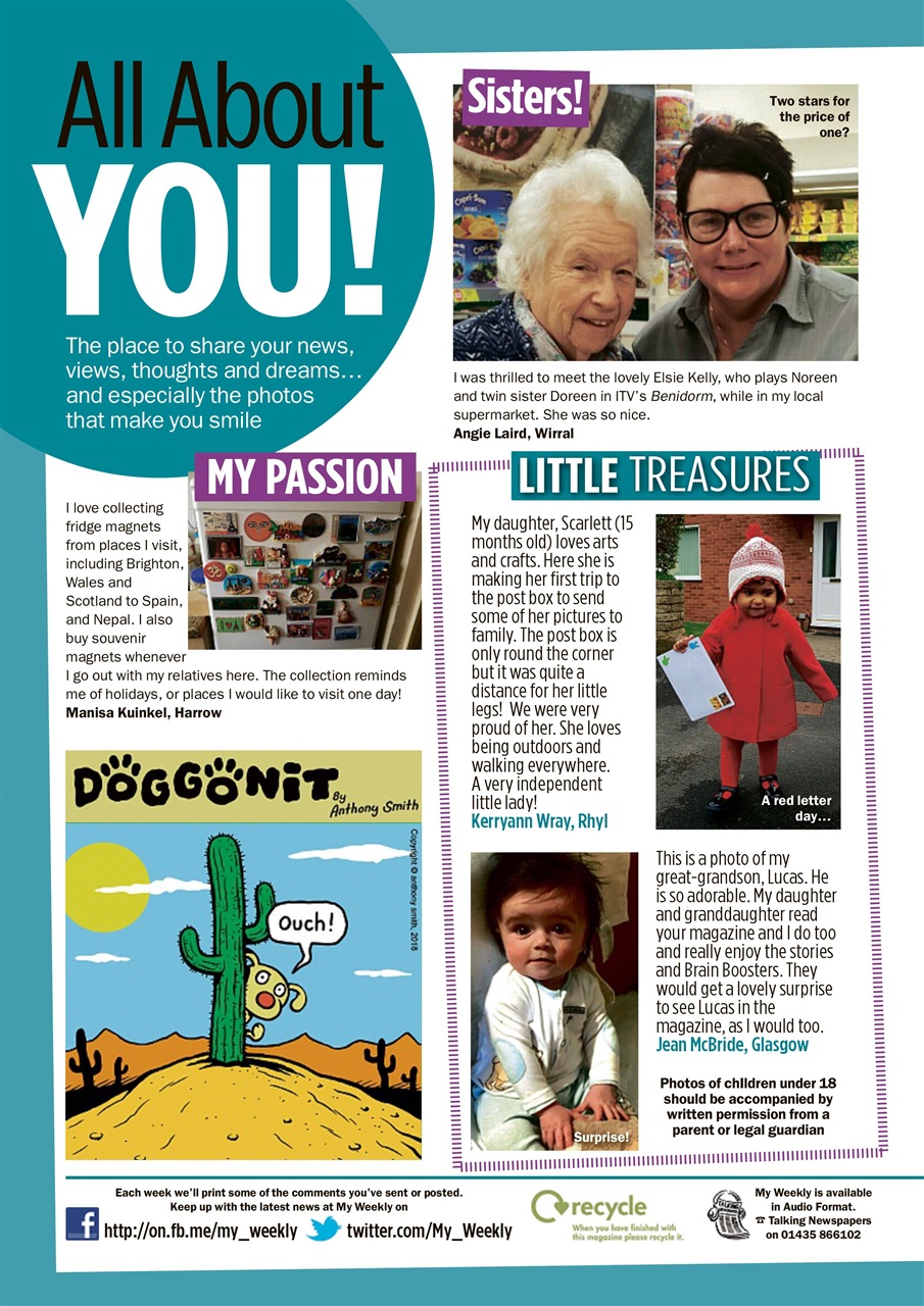 My Weekly Preview Pages