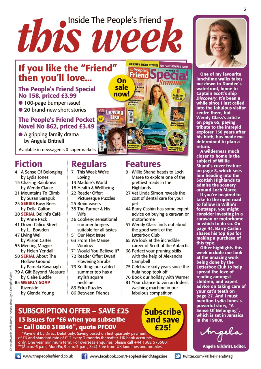 The People’s Friend Preview Pages