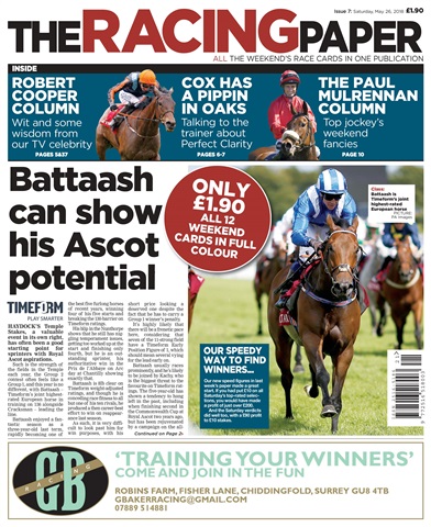 The Racing Paper issue 25th May 2018