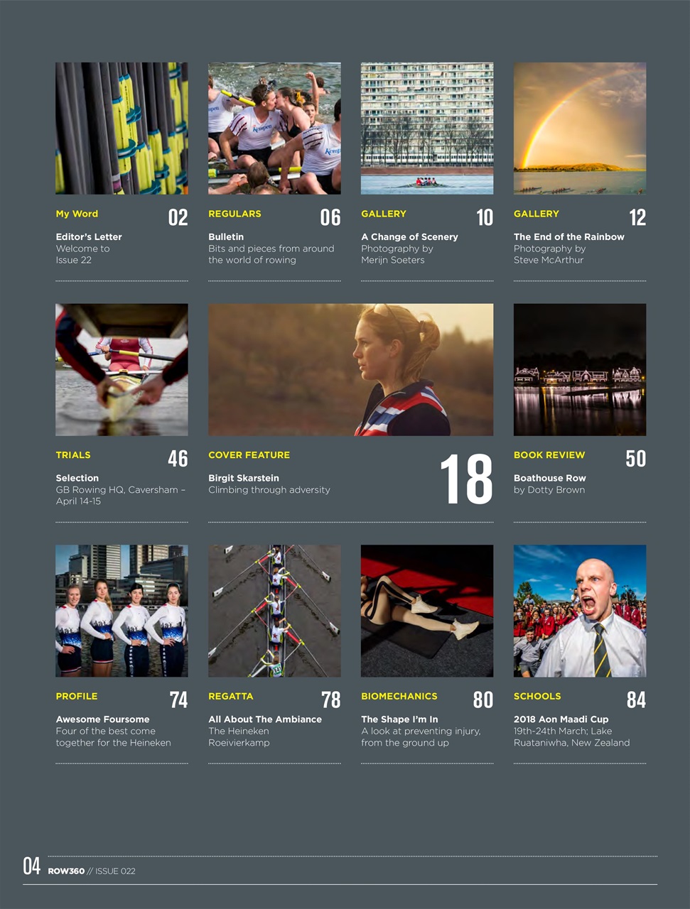 Row360 Preview Pages