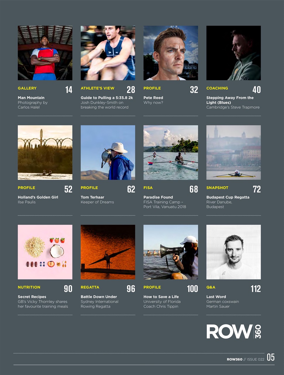 Row360 Preview Pages