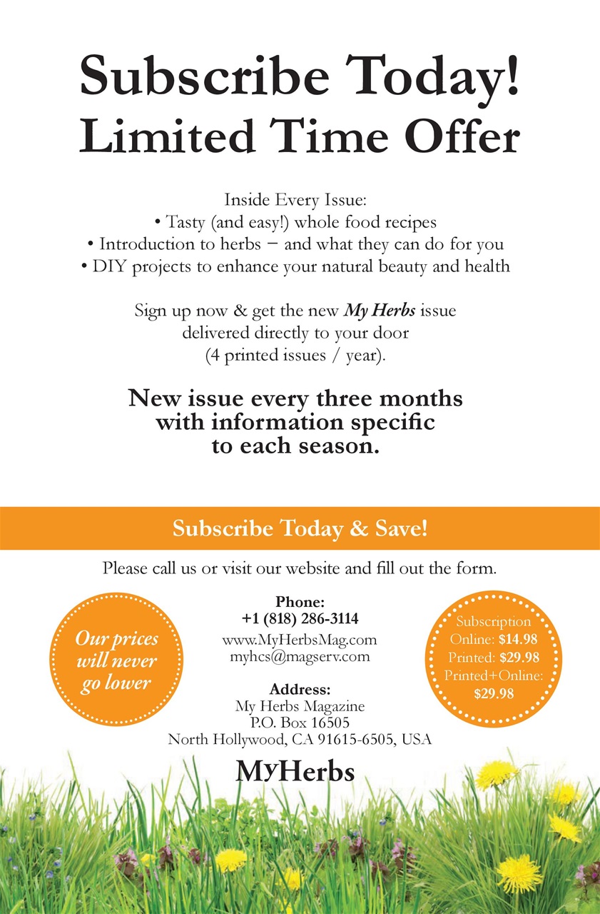 My Herbs Magazine Preview Pages
