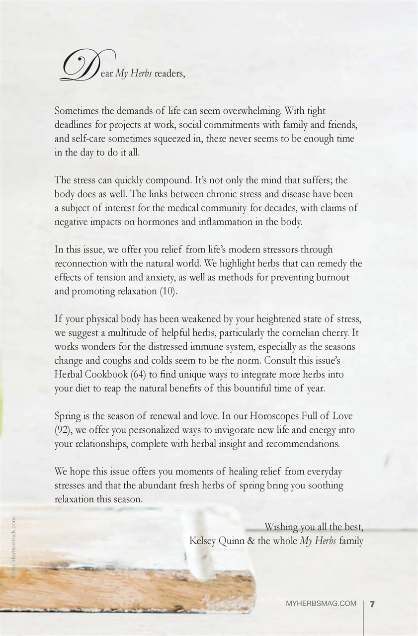My Herbs Magazine Preview Pages