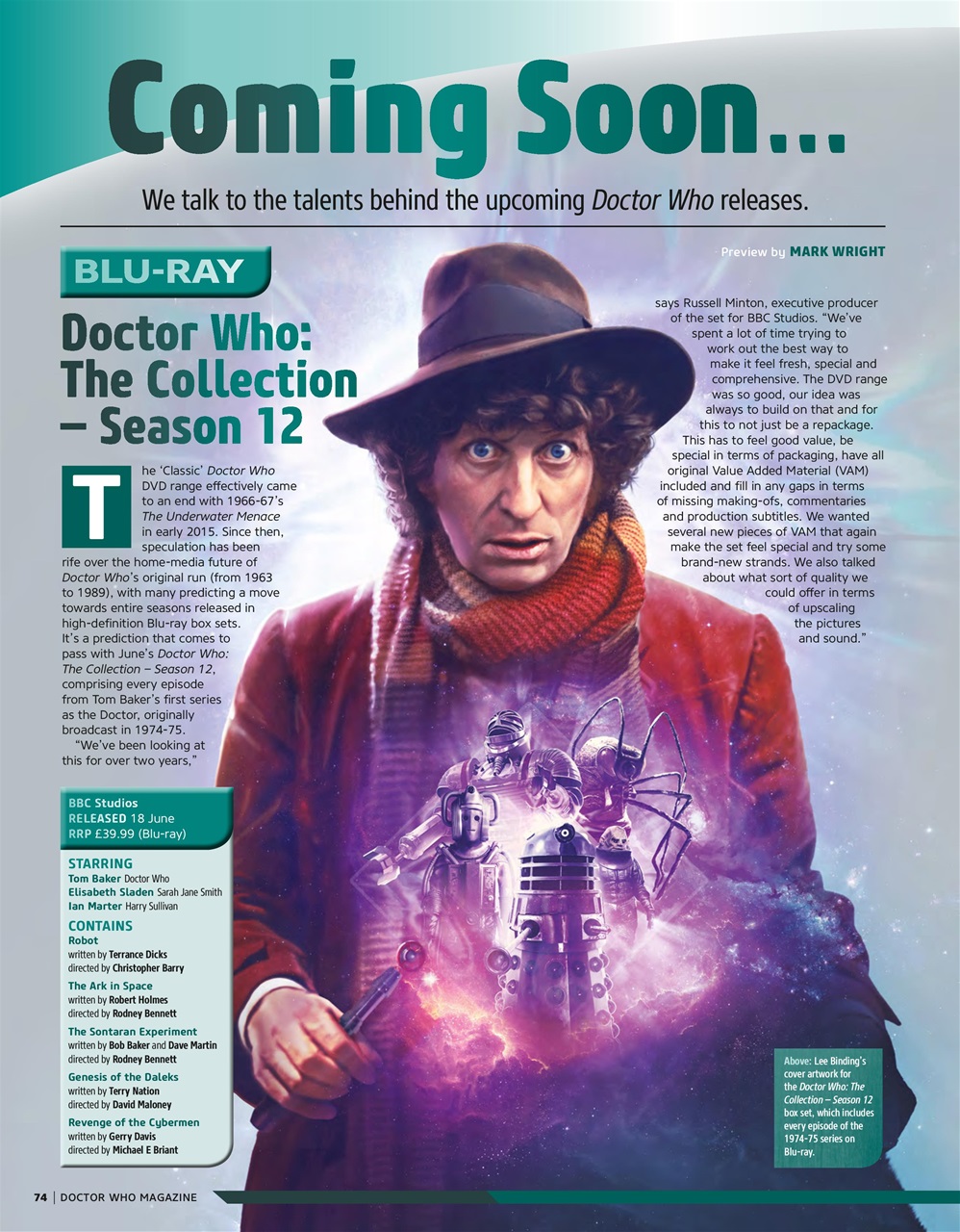 Doctor Who Magazine Preview Pages