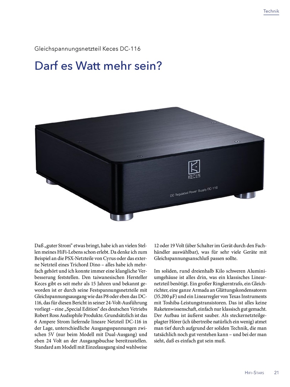 HiFi Stars Magazin Preview Pages