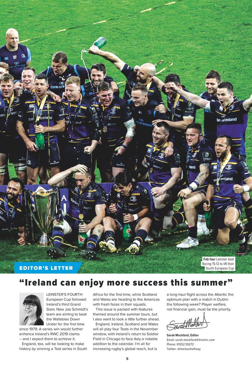 Rugby World Preview Pages