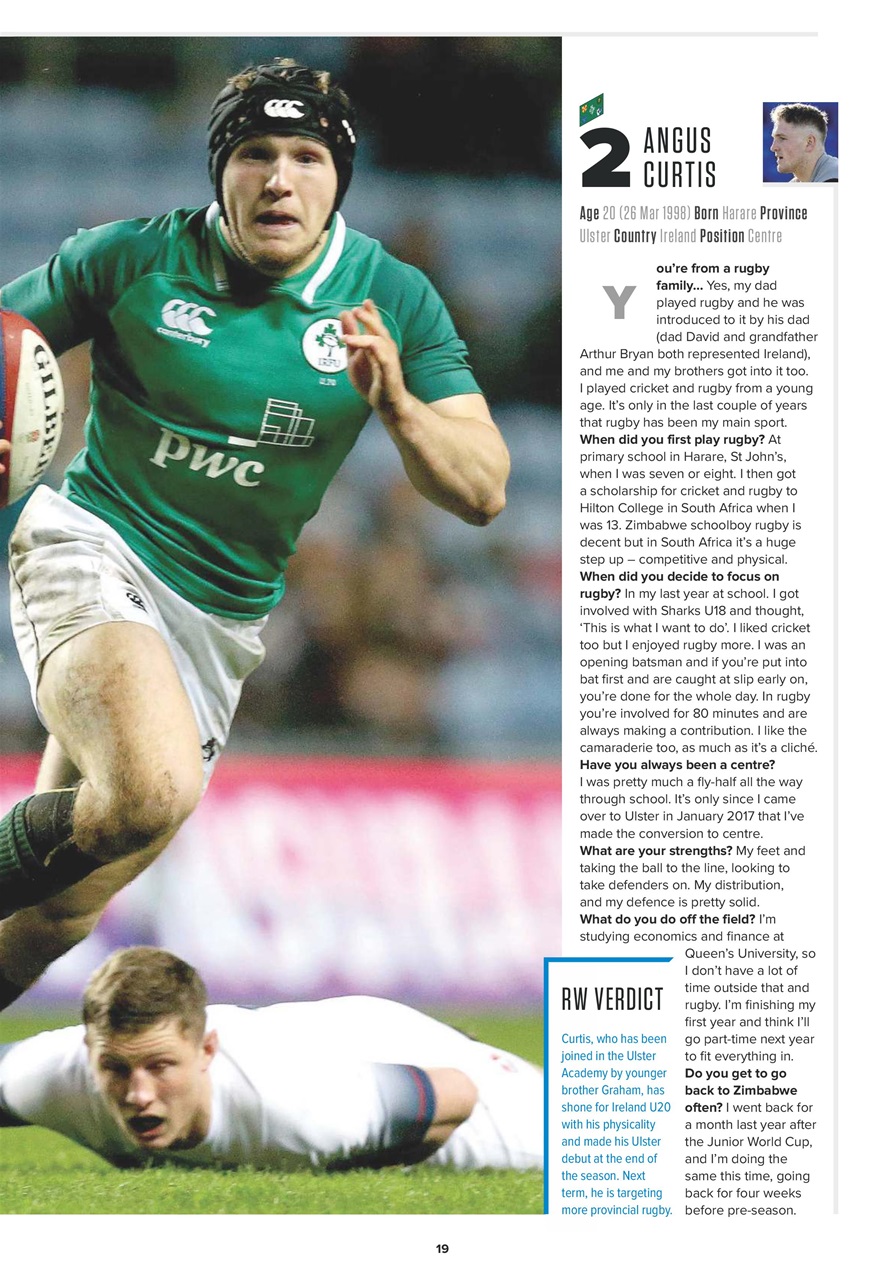 Rugby World Preview Pages