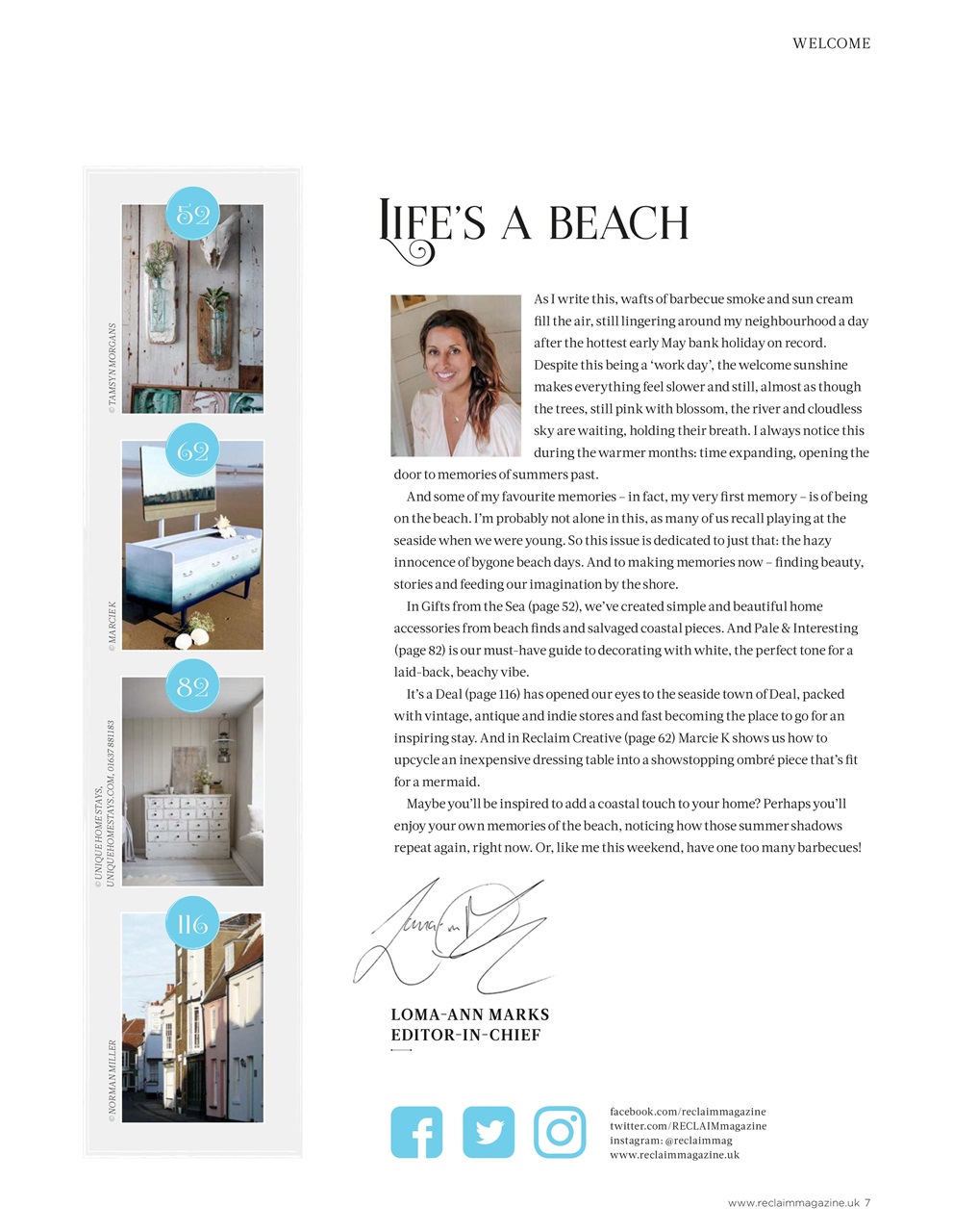 Reclaim Preview Pages