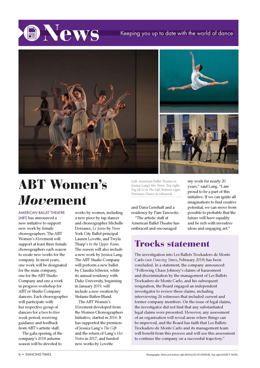 Dancing Times Preview Pages