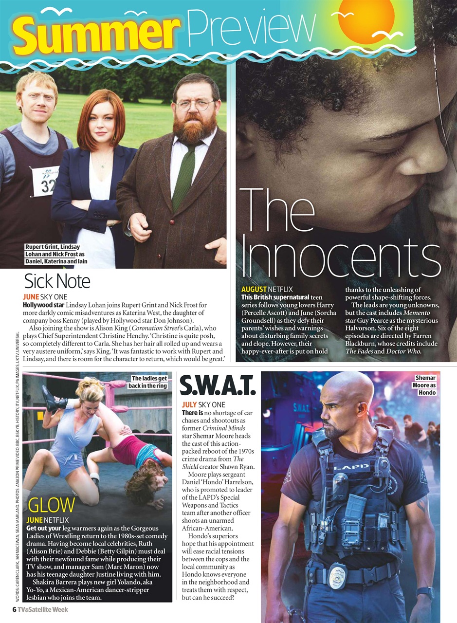TV & Satellite Week Preview Pages