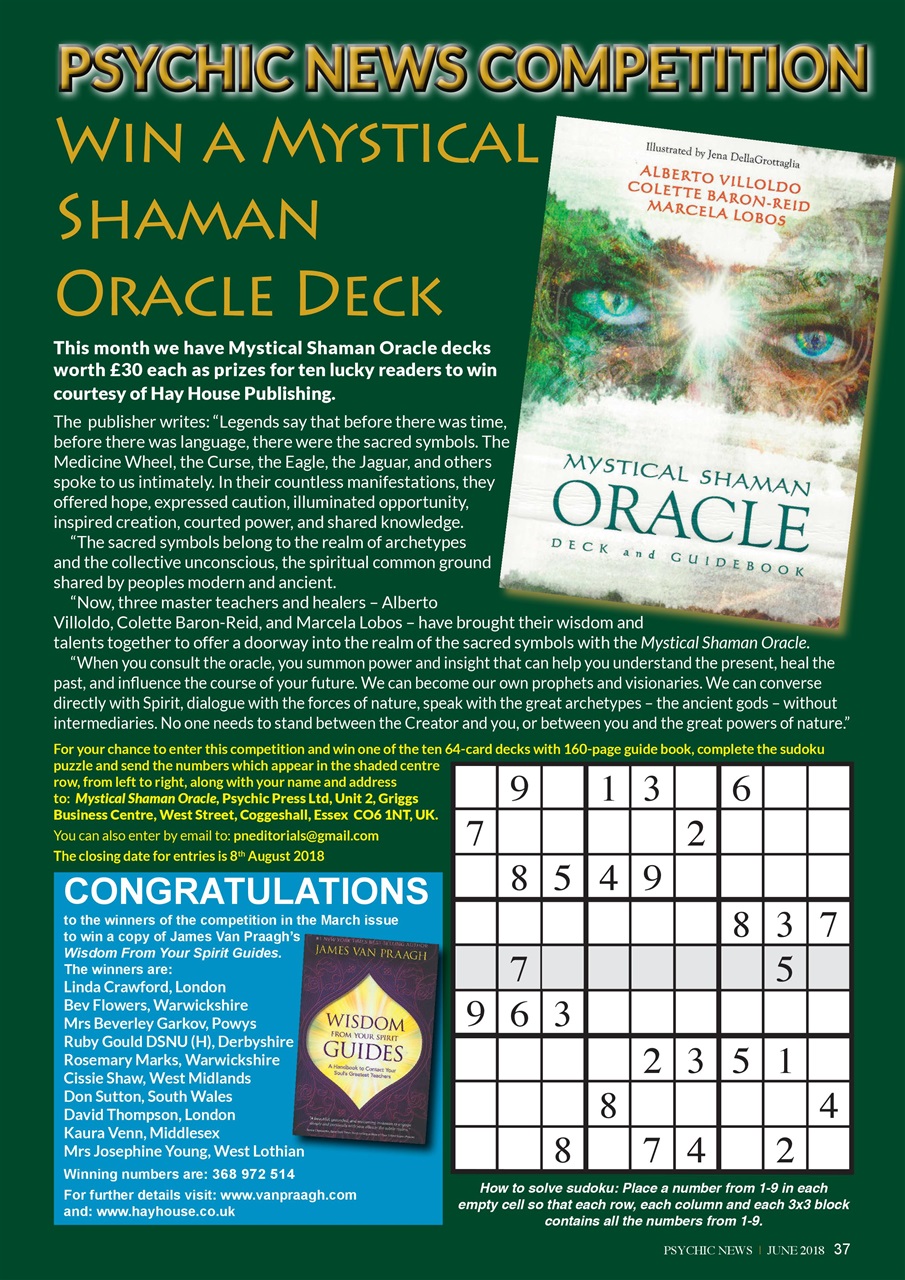 Psychic News Preview Pages