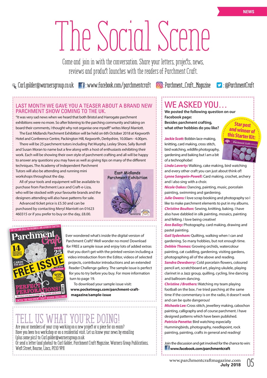 Parchment Craft Preview Pages