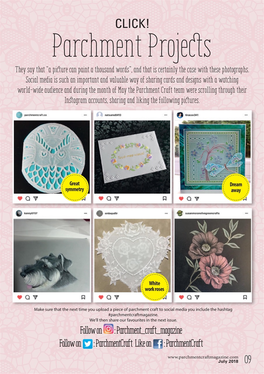 Parchment Craft Preview Pages