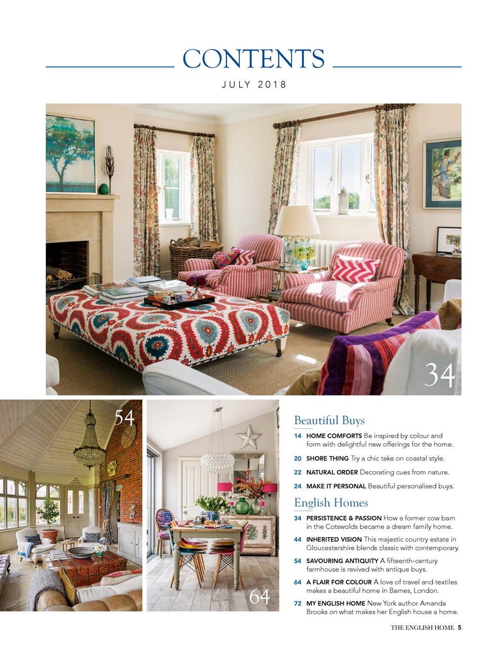 The English Home Preview Pages