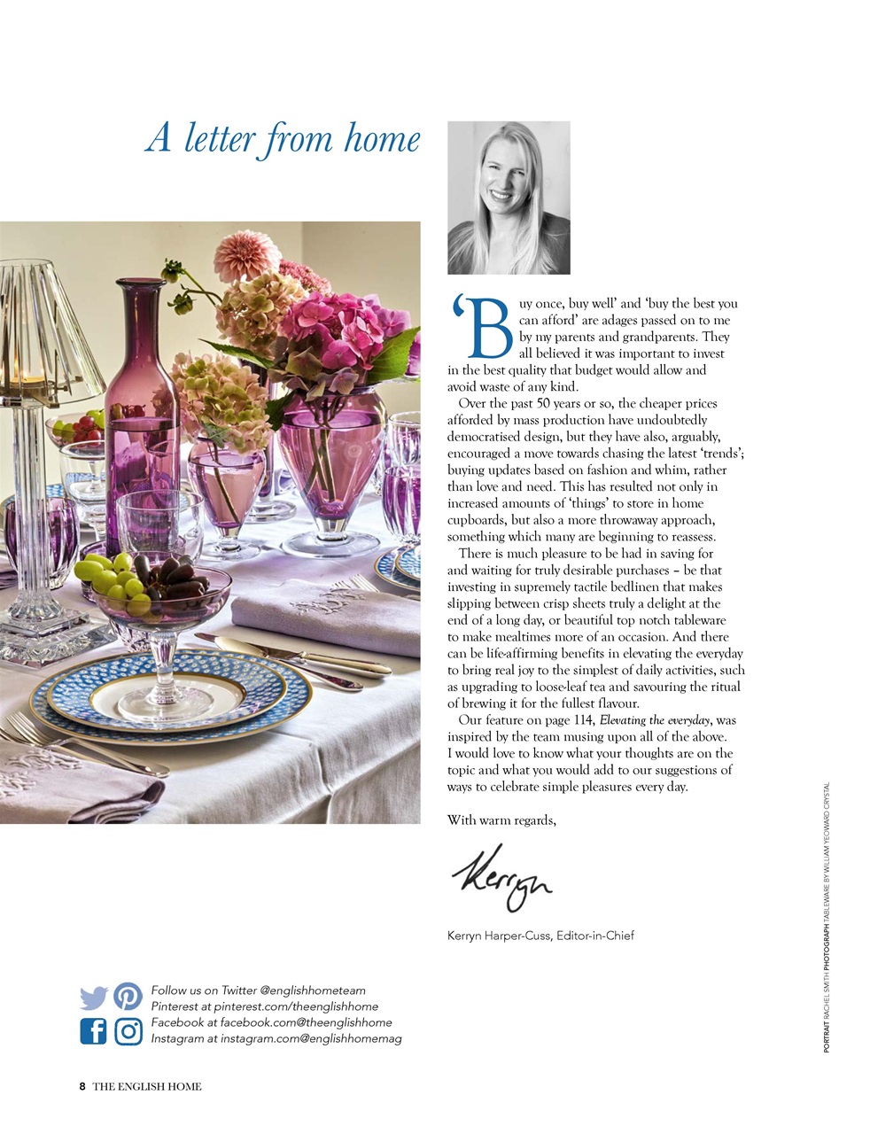 The English Home Preview Pages