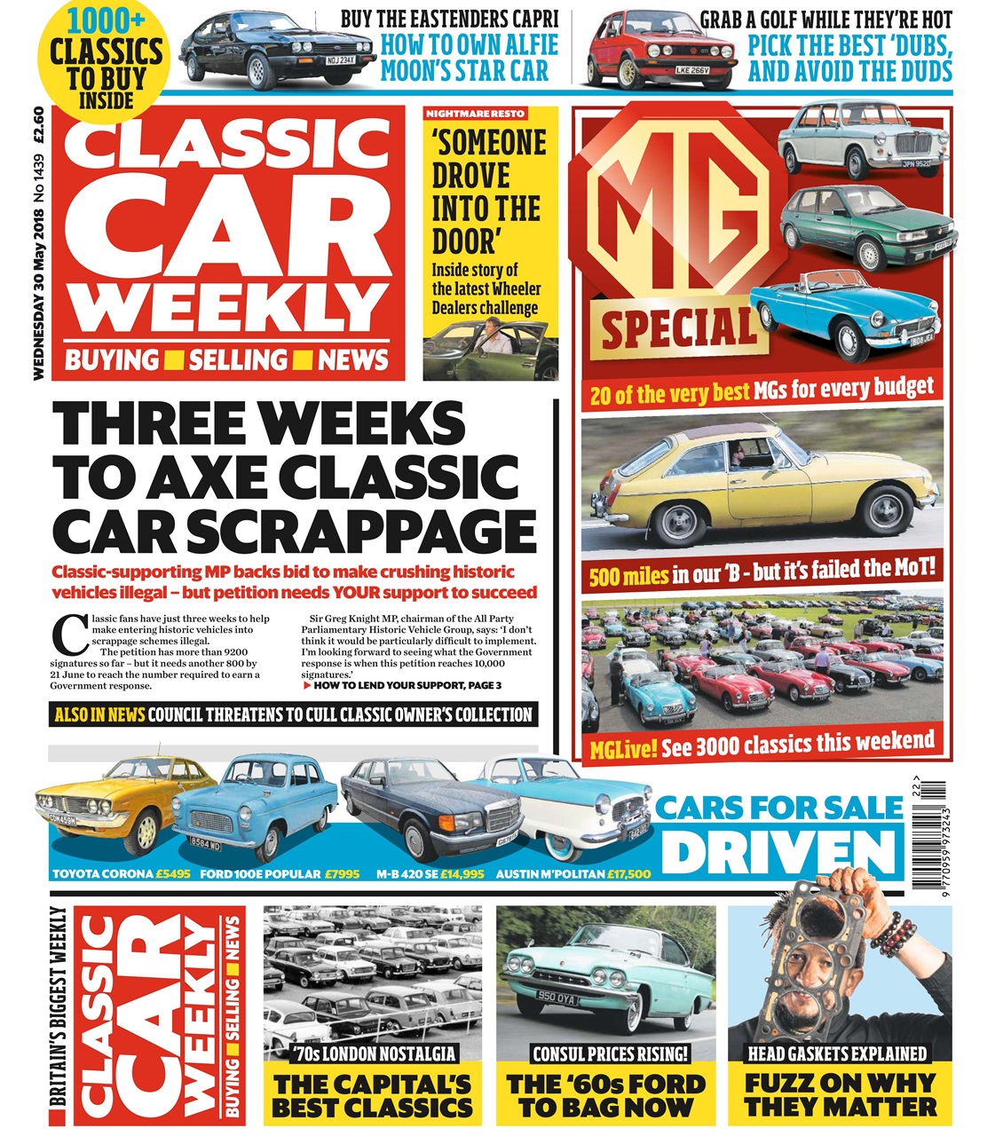 Classic Car Weekly Preview Pages