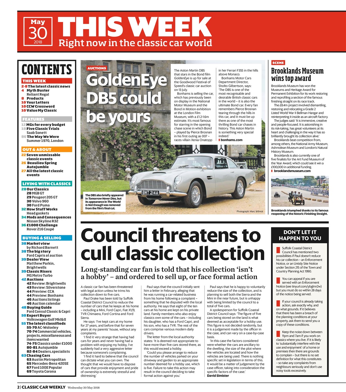 Classic Car Weekly Preview Pages