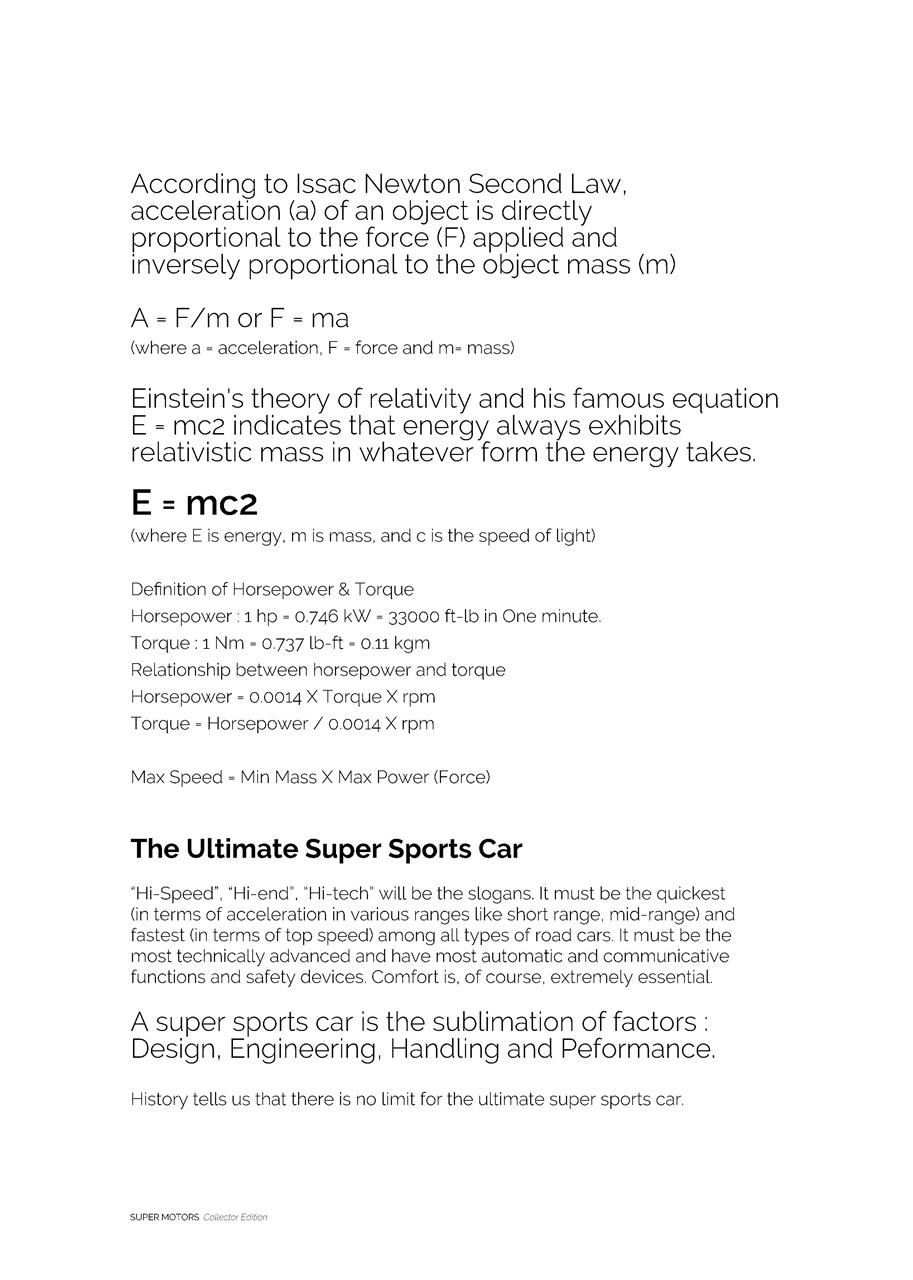 SUPER MOTORS Preview Pages