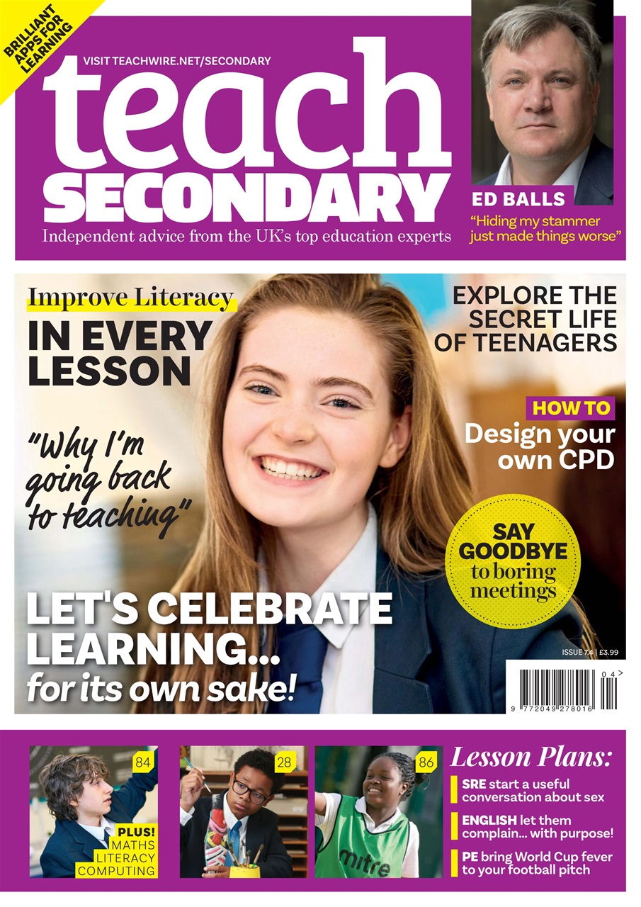 Teach Secondary Preview Pages