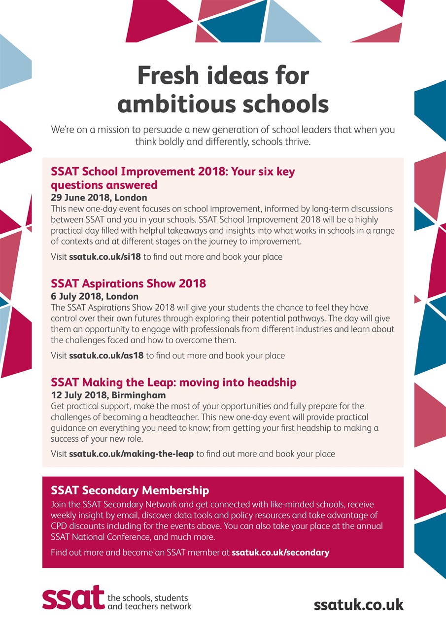 Teach Secondary Preview Pages