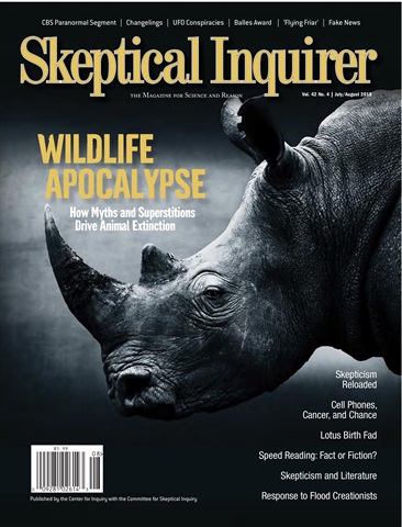 Skeptical Inquirer issue July/August 2018