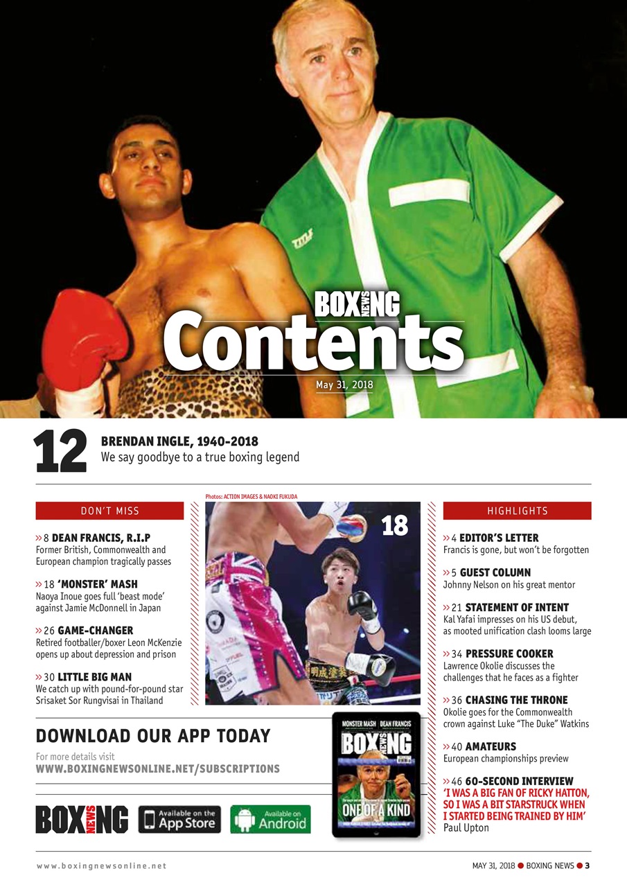Boxing News Preview Pages