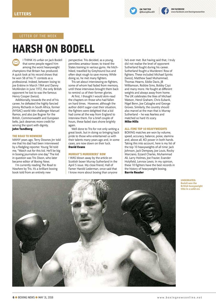 Boxing News Preview Pages