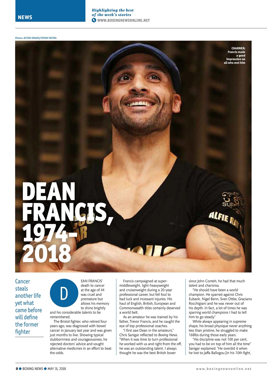 Boxing News Preview Pages