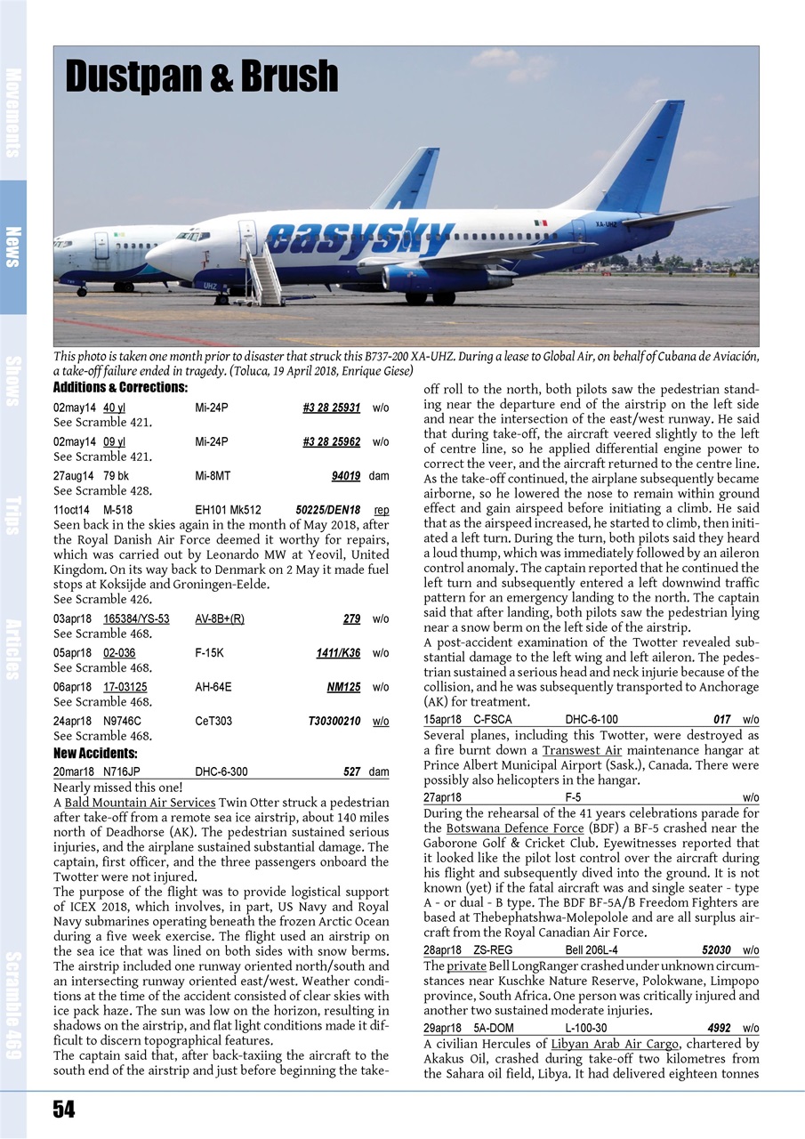 Scramble Magazine Preview Pages