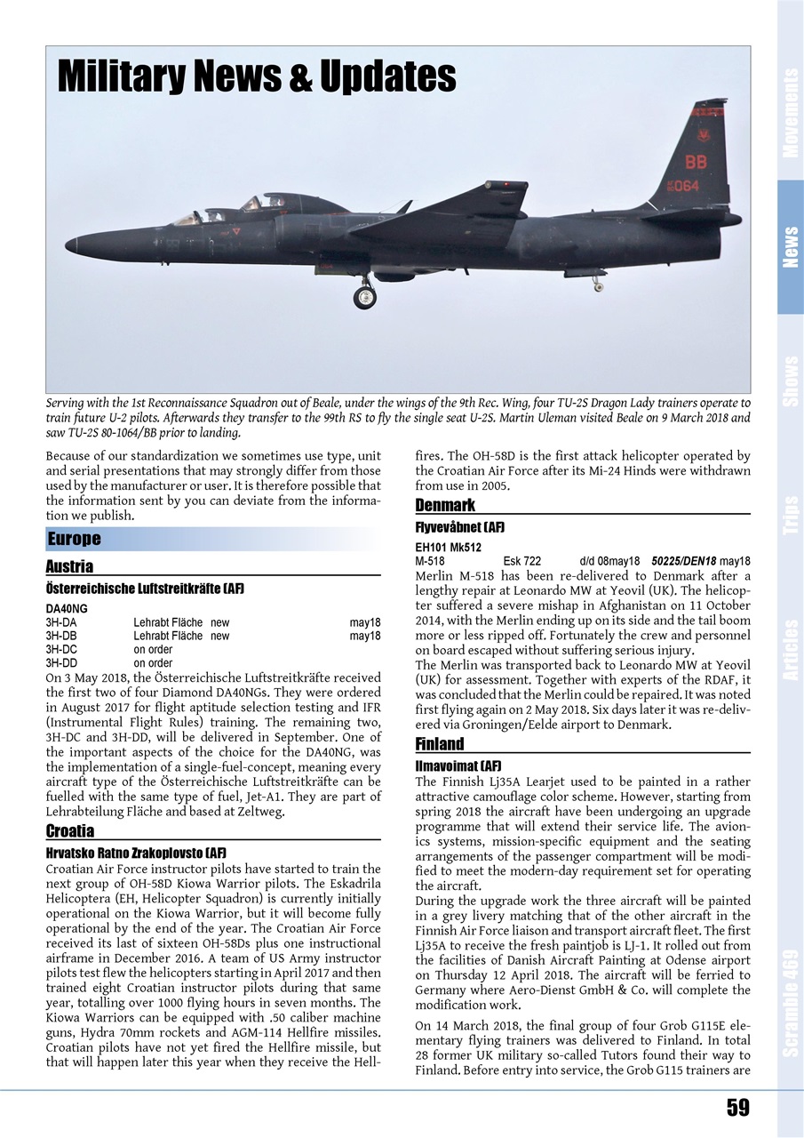 Scramble Magazine Preview Pages