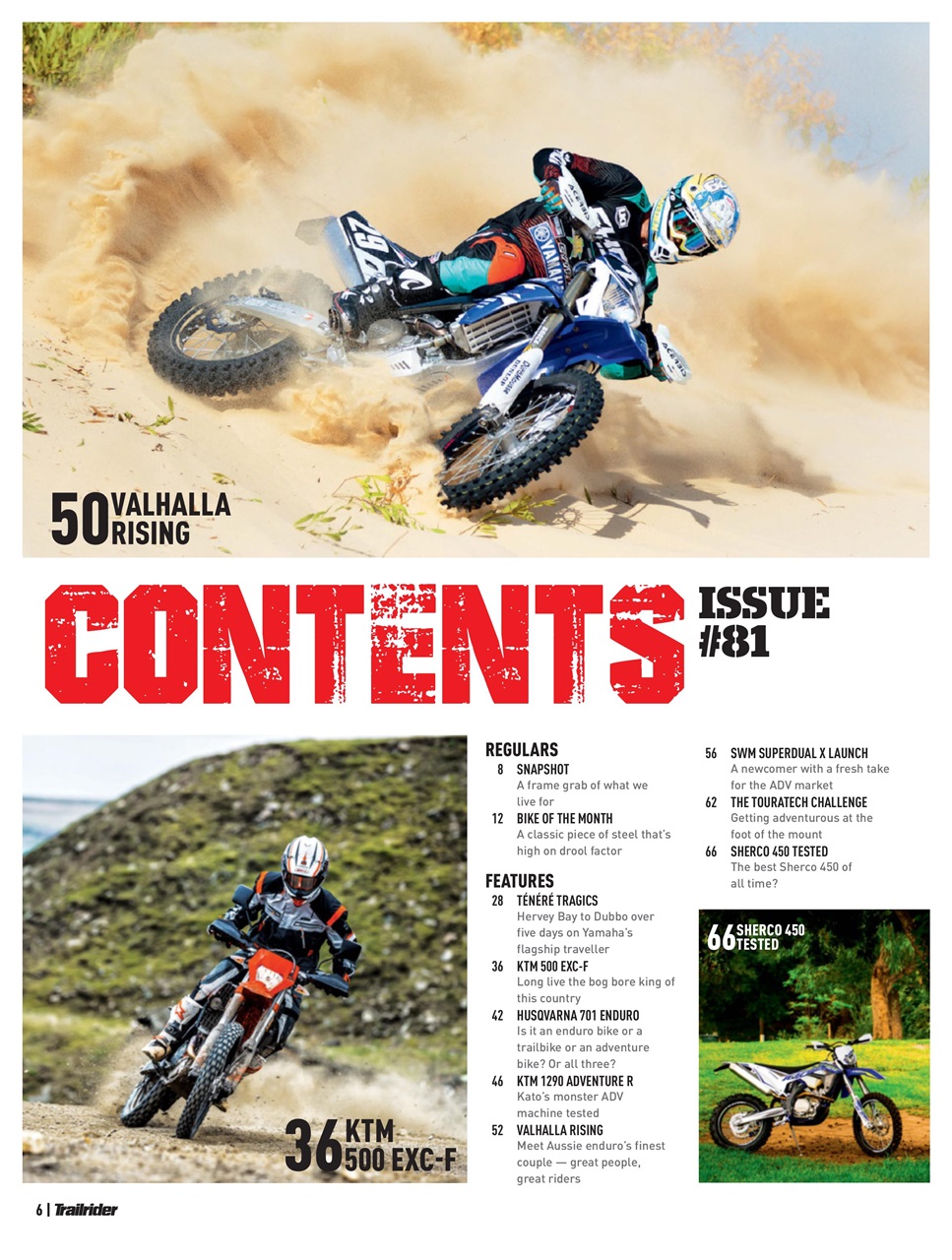 Trailrider Preview Pages