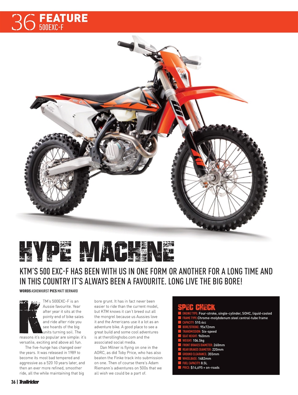 Trailrider Preview Pages