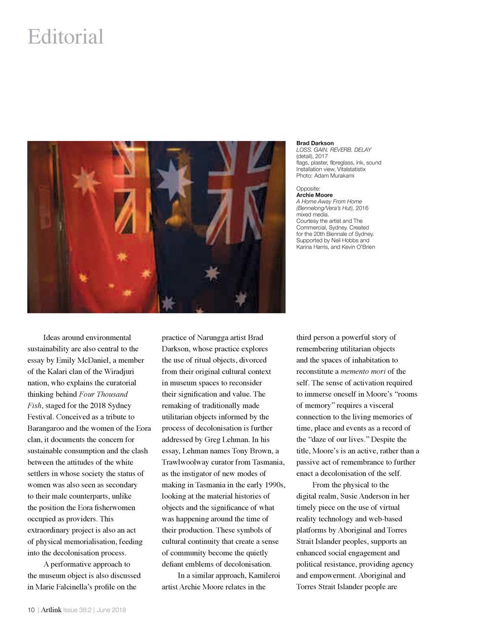 Artlink Magazine Preview Pages