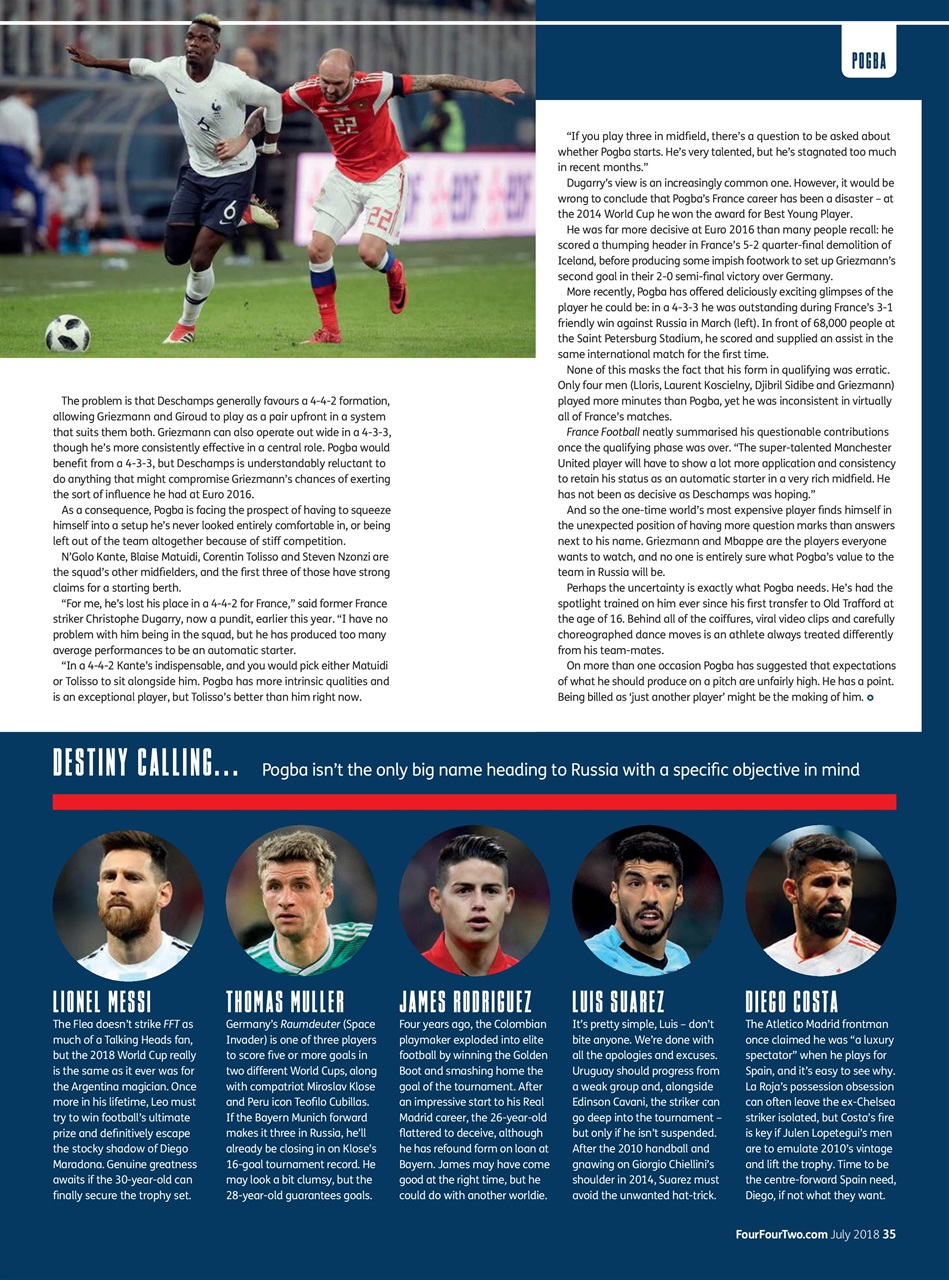FourFourTwo Preview Pages