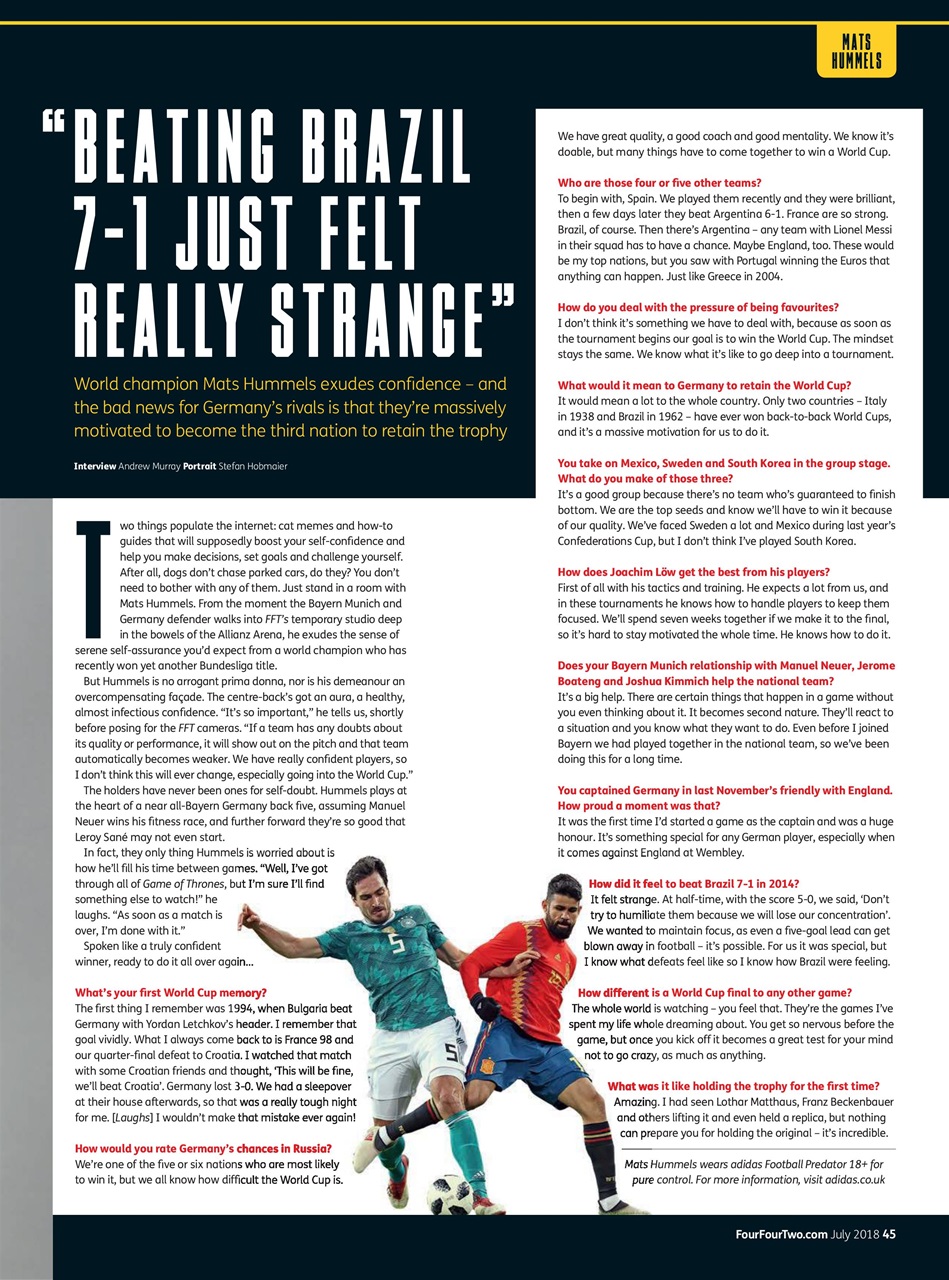 FourFourTwo Preview Pages