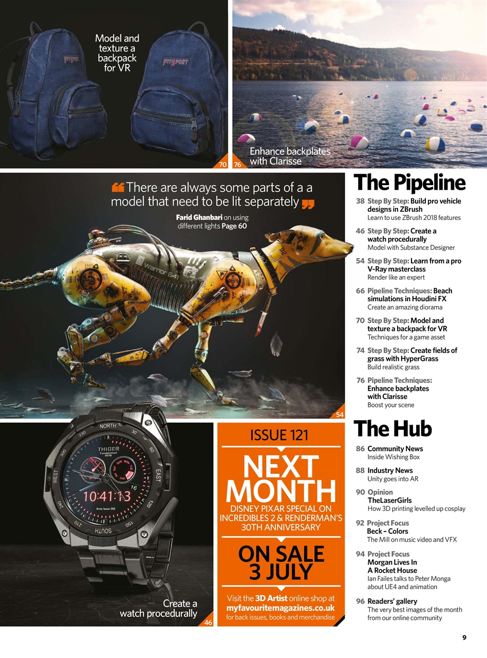 3D Artist Preview Pages