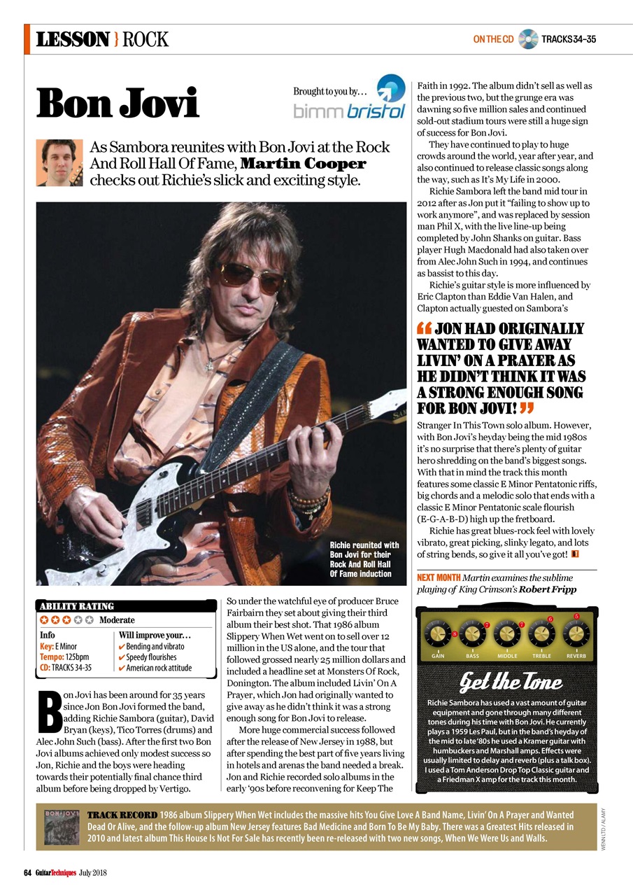 Guitar Techniques Preview Pages