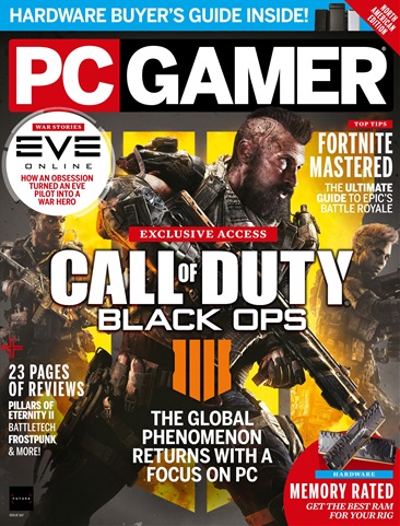 PC Gamer (US Edition) issue August 2018