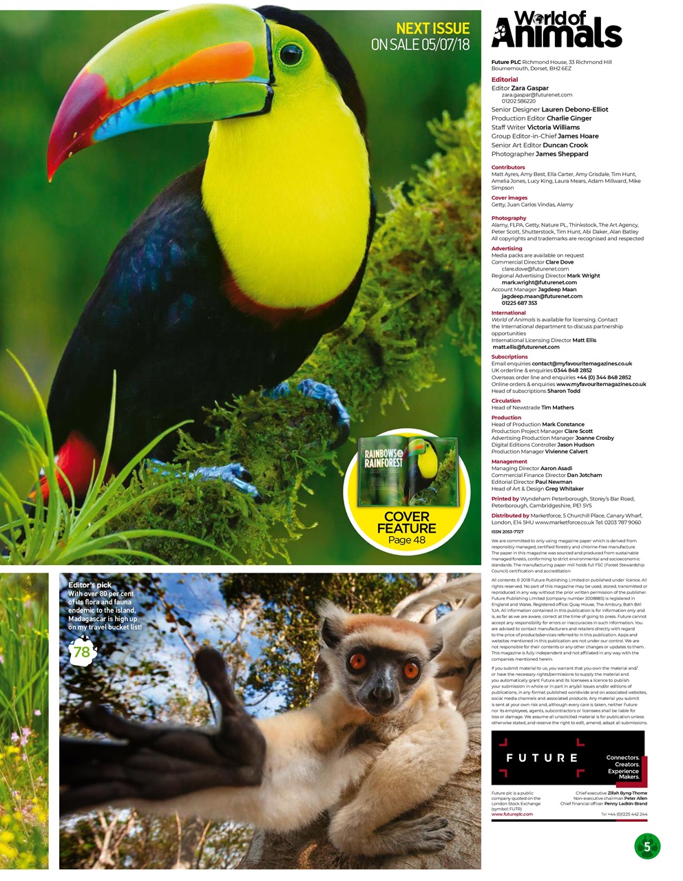 World of Animals Preview Pages