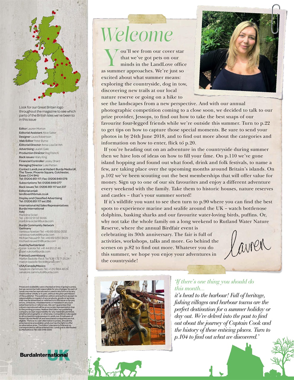 LandLove Magazine Preview Pages
