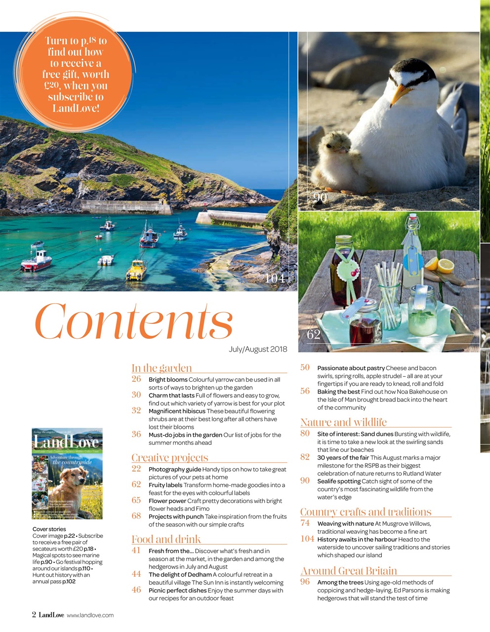 LandLove Magazine Preview Pages