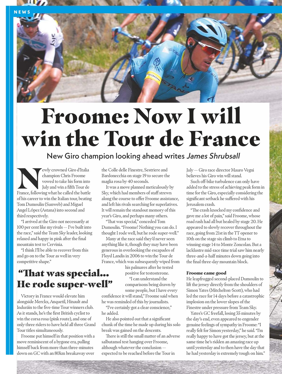Cycling Weekly Preview Pages