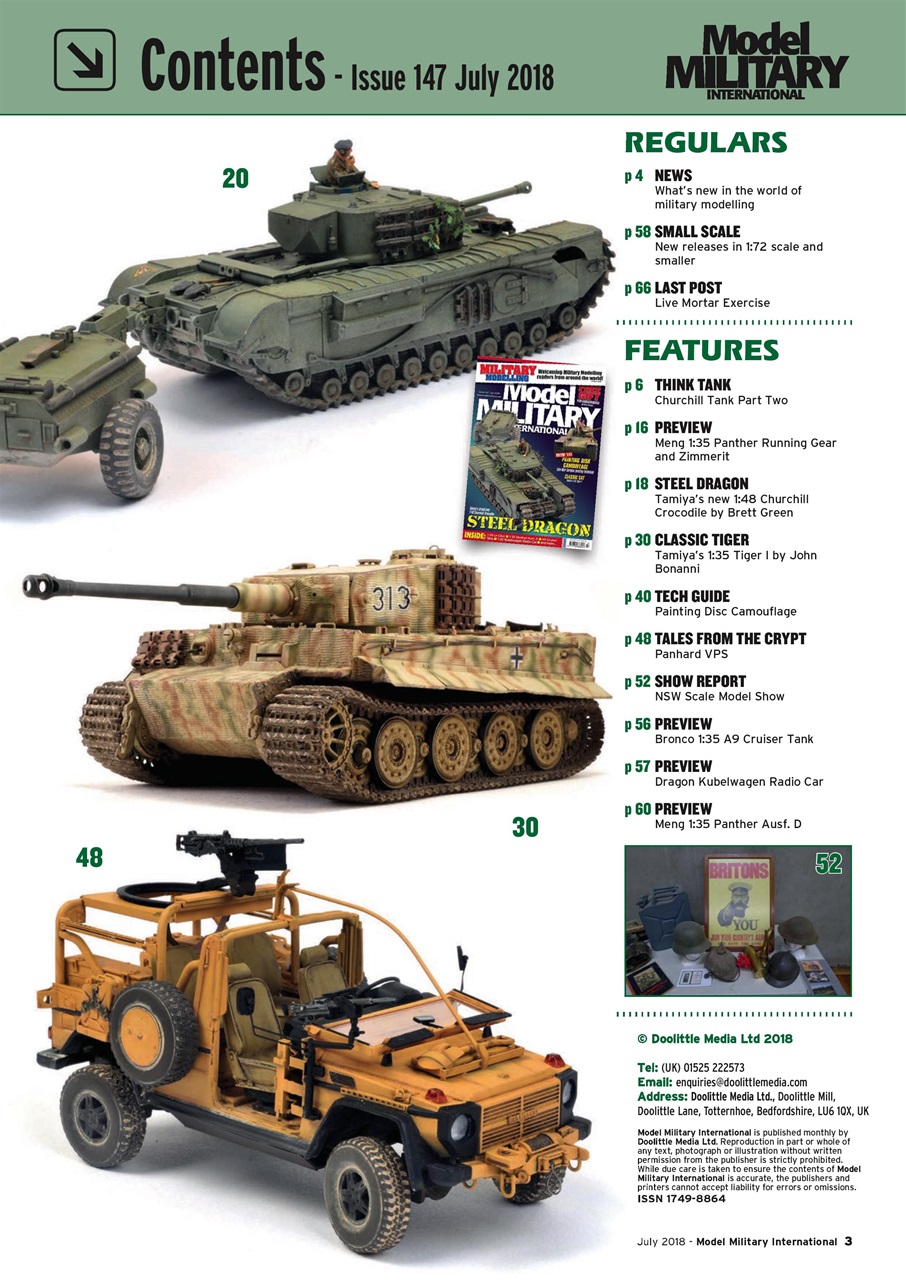 Military Modelling International Magazine Preview Pages