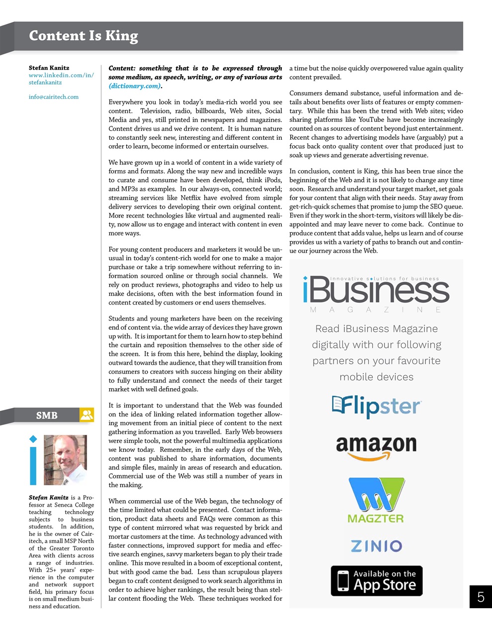 I.Business Preview Pages